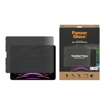 PanzerGlass | Prywatność | Ochraniacz ekranu | Apple iPad Pro 12.9" (2018,2020,2021,2022) | Przezroczysty