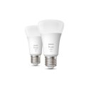 Philips Hue W 9W A60 E27 opakowanie 2 sztuki Philips Hue | Hue W 9W A60 E27, opakowanie 2 sztuki | E27 | 9 W | Ciepła biel 2700K