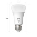 Philips Hue W 9W A60 E27 opakowanie 4 sztuki Philips Hue | Hue W 9W A60 E27, opakowanie 4 sztuki | E27 | 9 W | Ciepła biel 2700K