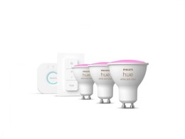 Philips Hue WCA Starter Kit 4,3W GU10 3szt, Bridge, Switch Philips Hue | Hue WCA Starter Kit 4,3W GU10 3szt, Bridge, Switch | GU