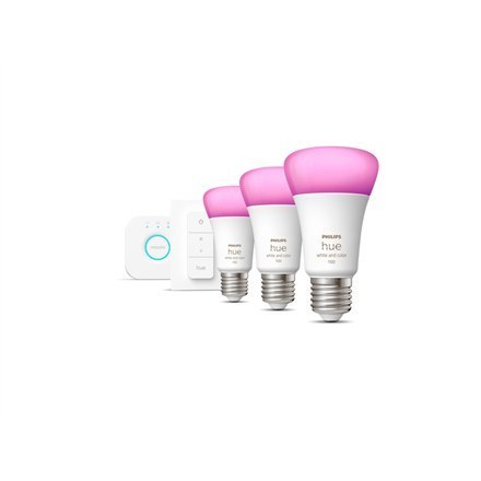 Philips Hue WCA Starter Kit 9W A60 E27 3szt, Bridge, Switch Philips Hue | Hue WCA Starter Kit 9W A60 E27, 3szt, Bridge, Switch |