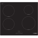 Płyta Bosch | PIE611BB5E | Indukcja | Liczba palników/stref gotowania 4 | Dotykowa | Timer | Czarna | Wyświetlacz