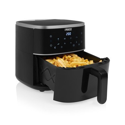 Princess | 182238 | Cyfrowy Airfryer | Moc 1350 W | Pojemność 4 L | Czarny