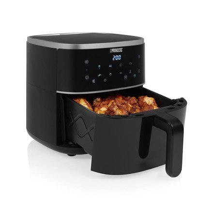 Princess | 182238 | Cyfrowy Airfryer | Moc 1350 W | Pojemność 4 L | Czarny