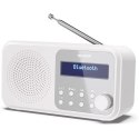 Przenośne radio cyfrowe Sharp DR-P420(WH) Tokyo, FM/DAB/DAB+, Bluetooth 5.0, zasilanie USB lub bateryjne, śnieżnobiały | Sharp |