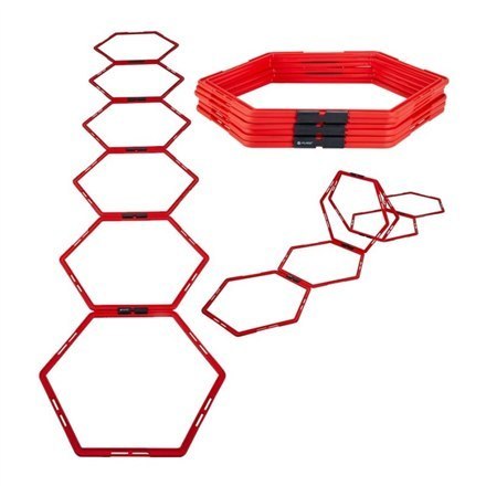 Pure2Improve | Hexagon Agility Grid | Red
