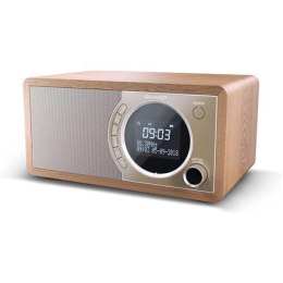 Radio cyfrowe Sharp DR-450(BR), FM/DAB/DAB+, Bluetooth 4.2, funkcja alarmu, brązowy | Sharp | Radio cyfrowe | DR-450(BR) | brązo