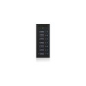 Raidsonic | 7-port hub with USB Type-A interface and 1x charging port | IB-AC618