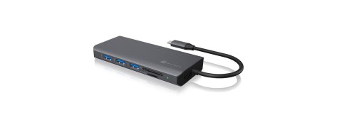 Raidsonic | USB Type-C Notebook DockingStation | IB-DK4070-CPD | Stacja dokująca | Ilość portów USB 3.0 (3.1 Gen 1) | Ilość port