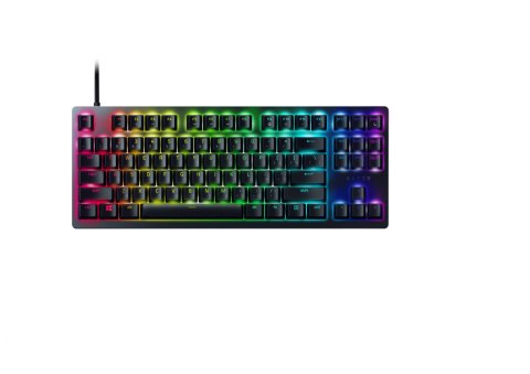 Razer | Huntsman V2 TKL Klawiatura do gier optyczna | Klawiatura do gier | Podświetlenie LED RGB | RU | Przewodowa | Czarny | Pr