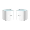 Router D-Link EAGLE PRO AI AX1500 Mesh System M15-2 (2-pack) | 802.11ax | 1200+300 Mbit/s | Porty Ethernet LAN (RJ-45) 1 | Wspar