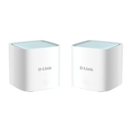 Router D-Link EAGLE PRO AI AX1500 Mesh System M15-2 (2-pack) | 802.11ax | 1200+300 Mbit/s | Porty Ethernet LAN (RJ-45) 1 | Wspar