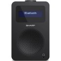 Sharp DR-430(BK) Radio cyfrowe, FM/DAB/DAB+, Bluetooth 5.0, Midnight Black Sharp | Midnight Black | DR-430(BK) | Radio cyfrowe |
