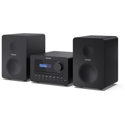 Sharp XL-B520D(BK) Tokyo Hi-Fi Micro System 2.0, FM/DAB/DAB+/USB, CD, Bluetooth 5.0, Aux-in, czarny | Sharp | Tokyo Hi-Fi Micro