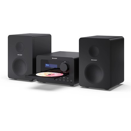 Sharp XL-B520D(BK) Tokyo Hi-Fi Micro System 2.0, FM/DAB/DAB+/USB, CD, Bluetooth 5.0, Aux-in, czarny | Sharp | Tokyo Hi-Fi Micro