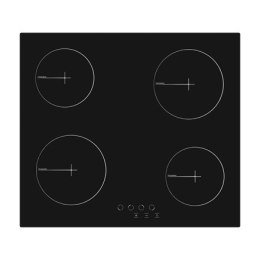 Simfer | H6.040.DECSP | Płyta Grzejna | Vitroceramika | Liczba Palników/Stref Gotowania 4 | Dotykowa | Czarna
