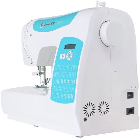 Singer | C5205-TQ | Sewing Machine | Number of stitches 80 | Number of buttonholes 1 | White/Turquoise
