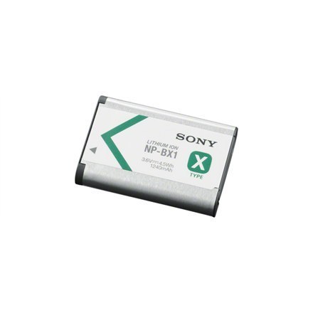 Sony | BX1 | Battery Lithium Ion - 1240 mAh - slim high capacity | Designed For Sony ZV-1, ZV-1F; Action Cam-FDR-X1000, X3000, H