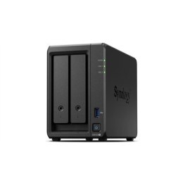 Synology DS723+ 2-kieszeniowy/AMD Ryzen R1600/2-rdzeniowy 2,6 (bazowy)/3,1 (turbo) GHz/2GB DDR4/2 x 3,5 