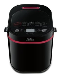TEFAL PF220838 Bread Maker, 17 programs, 3 bread sizes: 500, 750, 1000g, Display, Power 700W, Black TEFAL Power 700 W Number of