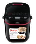 TEFAL PF220838 Bread Maker, 17 programs, 3 bread sizes: 500, 750, 1000g, Display, Power 700W, Black TEFAL Power 700 W Number of