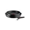 TEFAL | Zestaw patelni | L7649253 Ingenio Ultimate | Smażenie | Średnica 24/28 cm | Nadaje się do płyty indukcyjnej | Zdejmowany