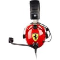 Thrustmaster | Gaming Headset | T Racing Scuderia Ferrari Edition | Przewodowy | Nauszny | Redukcja szumów | Czerwony/czarny