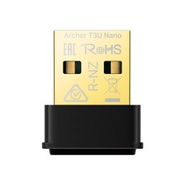 TP-LINK | Bezprzewodowy Adapter USB MU-MIMO AC1300 Nano | Archer T3U Nano | Wireless