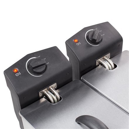 Tristar | FR-6937 | Podwójna frytownica | Moc 2 x 1800 W | Pojemność 6 L