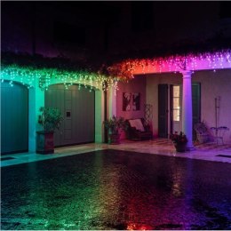 Twinkly|Icicle Smart LED Lights 190, 5m, przezroczysty przewód Twinkly|RGB - 16M+ kolorów