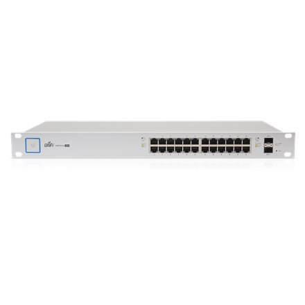 Ubiquiti | US-24-250W | Zarządzanie przez sieć | Możliwość montażu w szafie | Porty 1 Gb/s (RJ-45) w ilości 24 | Porty SFP w ilo