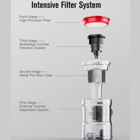 BEZPRZEWODOWY ODKURZACZ BEZWORKOWY 2w1 BERLINGER HAUS BURGUNDY LINE BH-9063