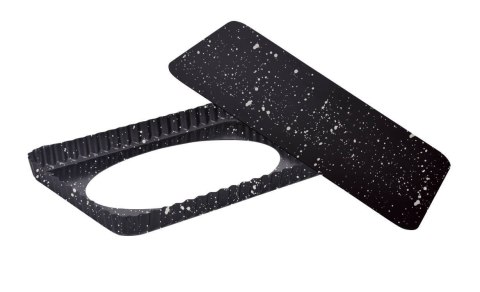 BLACHA FORMA DO PIECZENIA 31X21X3 CM Z WYJMOWANYM DNEM POWŁOKA NIEPRZYWIERALNA BRUNBESTE BB-3650