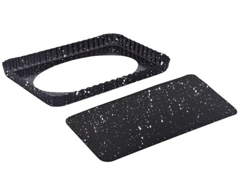 BLACHA FORMA DO PIECZENIA 31X21X3 CM Z WYJMOWANYM DNEM POWŁOKA NIEPRZYWIERALNA BRUNBESTE BB-3650