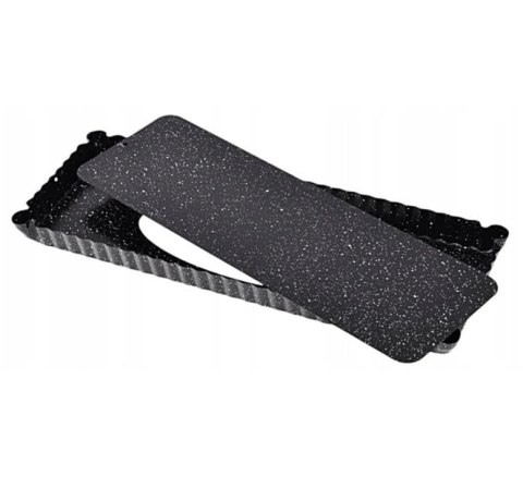 BLACHA FORMA DO PIECZENIA 36X13X2,5 CM Z WYJMOWANYM DNEM POWŁOKA NIEPRZYWIERALNA BRUNBESTE BB-3651