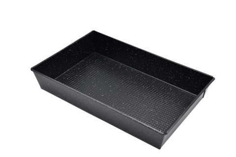 BLACHA FORMA DO PIECZENIA 36X23,5X6CM NIEPRZYWIERALNA MARMUREK BRUNBESTE BB-1083