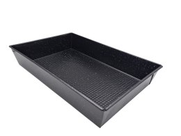 BLACHA FORMA DO PIECZENIA 39,5X23,5X6CM NIEPRZYWIERALNA MARMUREK BRUNBESTE BB-1084