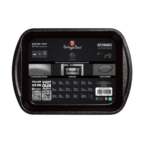 BRYTFANNA / BLACHA DO PIECZENIA 35x27CM BERLINGER HAUS Black Silver BH-1433