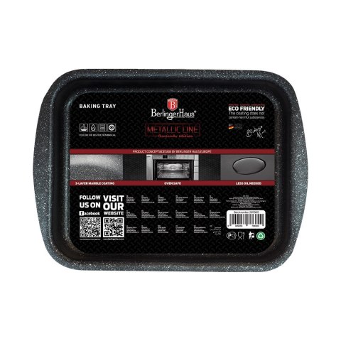 BRYTFANNA / BLACHA DO PIECZENIA 35x27CM BERLINGER HAUS Burgundy BH-1814