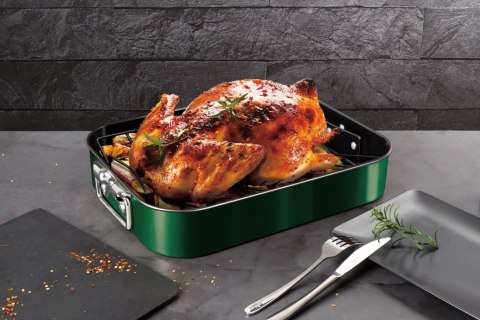 BRYTFANNA DO PIECZENIA Z RUSZTEM 41.5X32CM BERLINGER HAUS EMERALD BH-7847
