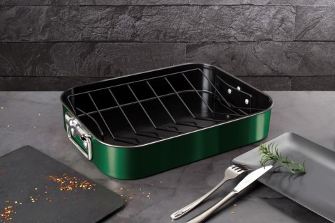 BRYTFANNA DO PIECZENIA Z RUSZTEM 41.5X32CM BERLINGER HAUS EMERALD BH-7847