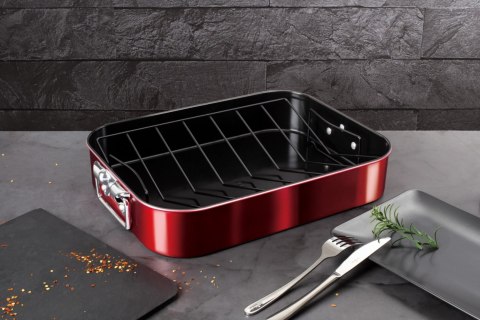 BRYTFANNA DO PIECZENIA Z RUSZTEM 41.5x32cm BERLINGER HAUS BURGUNDY BH-7844