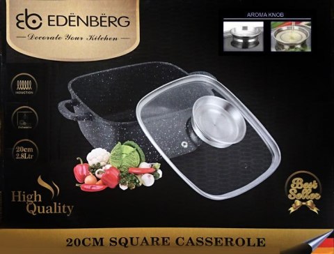 BRYTFANNA / GARNEK GRANITOWY 2.8L 20cm EDENBERG EB-1845