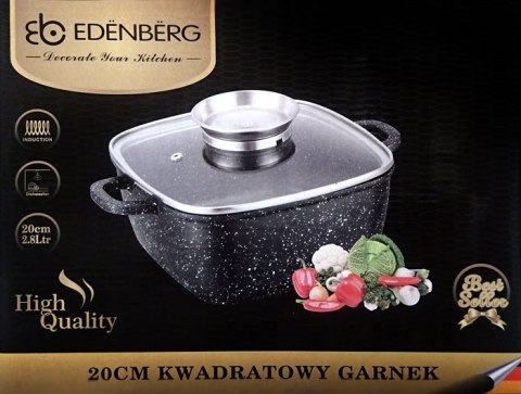 BRYTFANNA / GARNEK GRANITOWY 2.8L 20cm EDENBERG EB-1845