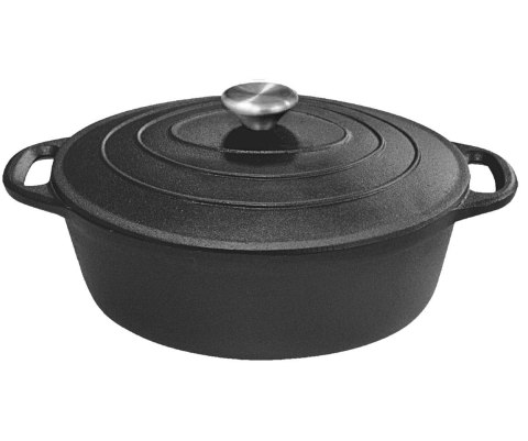 BRYTFANNA ŻELIWNA 4.7L 29cm KRISBERG KS-2553