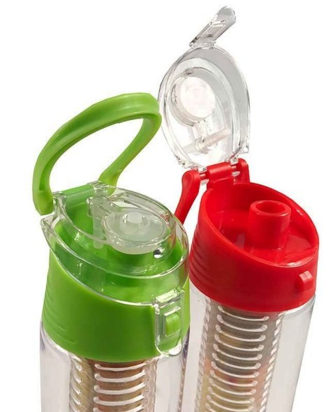 BUTELKA BIDON NA WODĘ Z WKŁADEM NA OWOCE 800ML KH-1192
