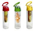 BUTELKA BIDON NA WODĘ Z WKŁADEM NA OWOCE 800ML KH-1192