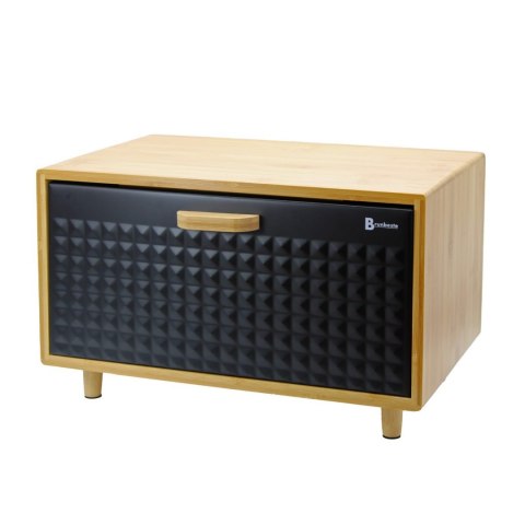 CHLEBAK BAMBUSOWY POJEMNIK NA PIECZYWO BRUNBESTE BB-4250 CZARNY