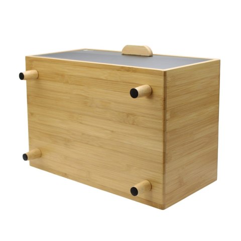 CHLEBAK BAMBUSOWY POJEMNIK NA PIECZYWO BRUNBESTE BB-4252 CZARNY