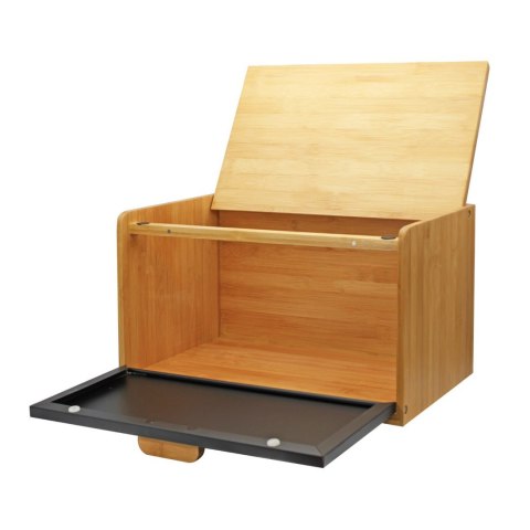 CHLEBAK BAMBUSOWY POJEMNIK NA PIECZYWO BRUNBESTE BB-4254 CZARNY